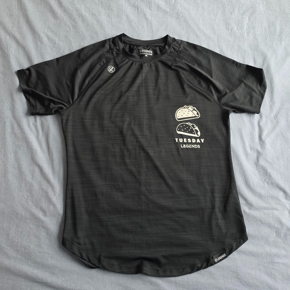 Legends Men's Short Sleeve Tee - Black Taco Tuesday